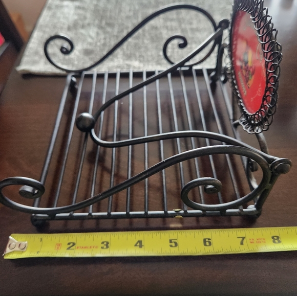 NWOT Wrought Iron Napkin Holder - Picture 4 of 5
